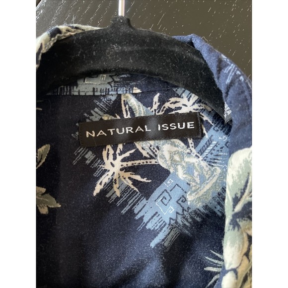 Natural Issue Hawaiian Tropical Floral Shirt Short Sleeve Button Aloha Size 2XL - Picture 3 of 5